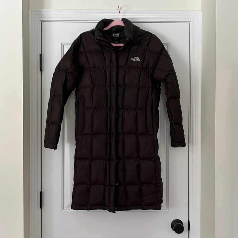 North Face Long Puffer-BROWN 🤎